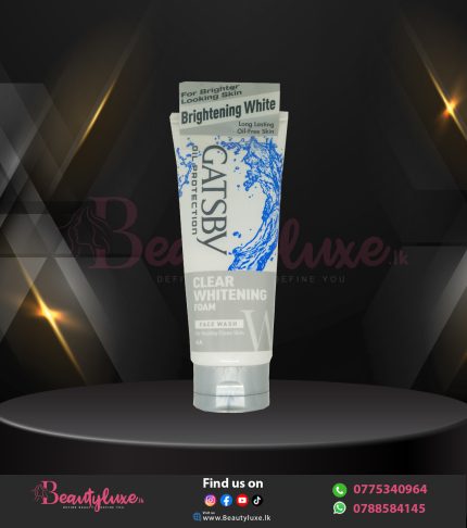 Gatsby Clear Whitening Foam Face Wash 120g